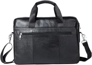 MERRYHAPY Business Briefcase Handbag for Men Multi-functional Shoulder Bag for Laptop Cellphone Wallet Id Card