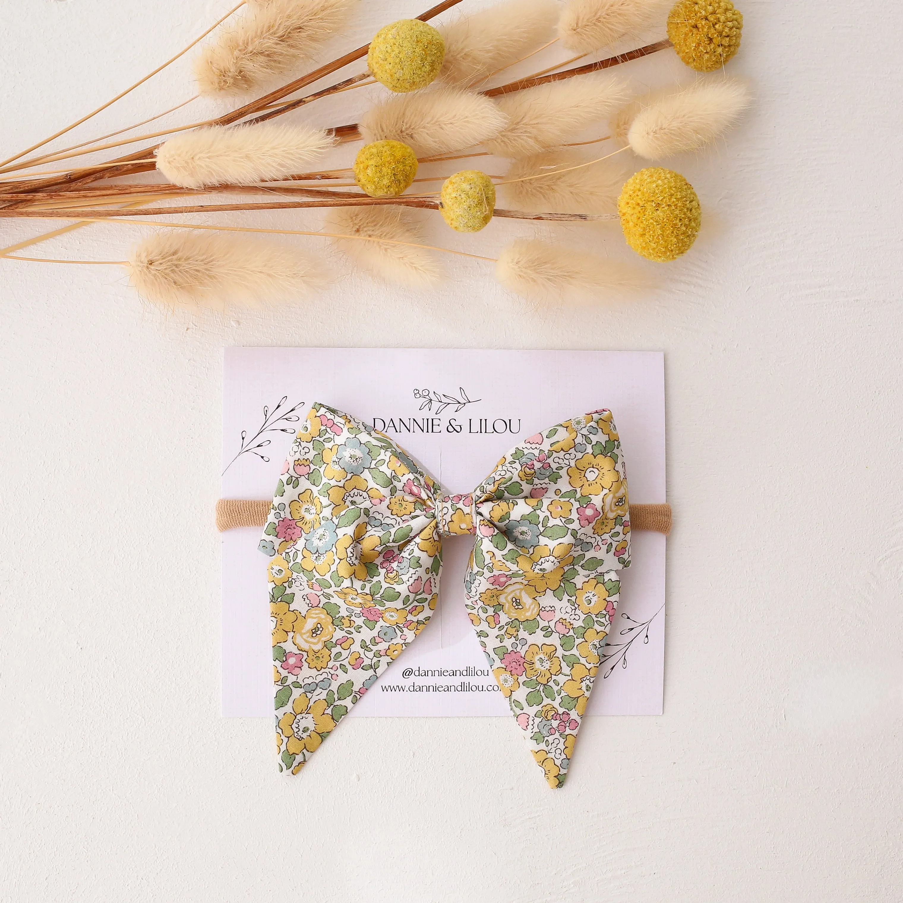 Mini Penny Hair Bow in Betsy Ann Liberty Print