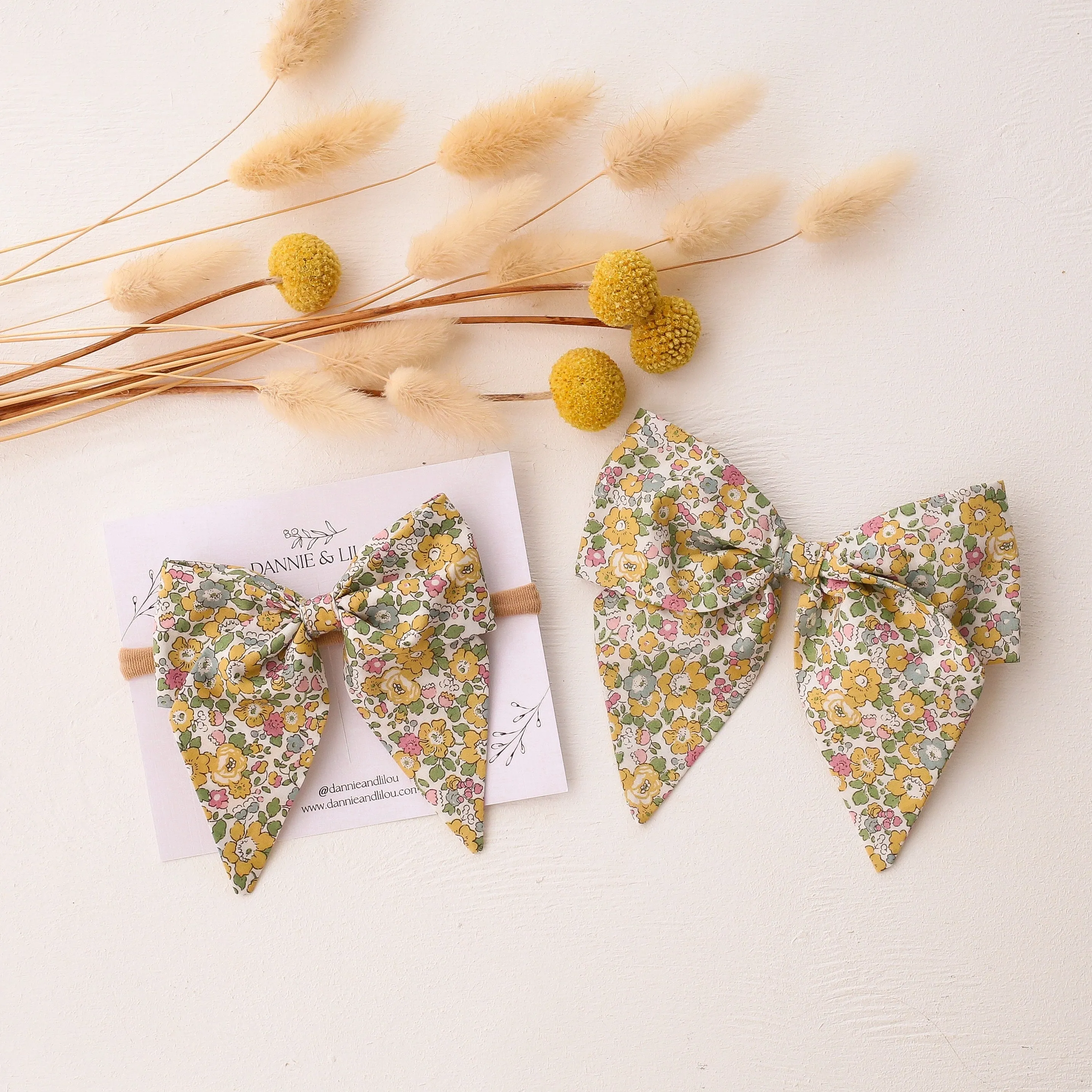 Mini Penny Hair Bow in Betsy Ann Liberty Print