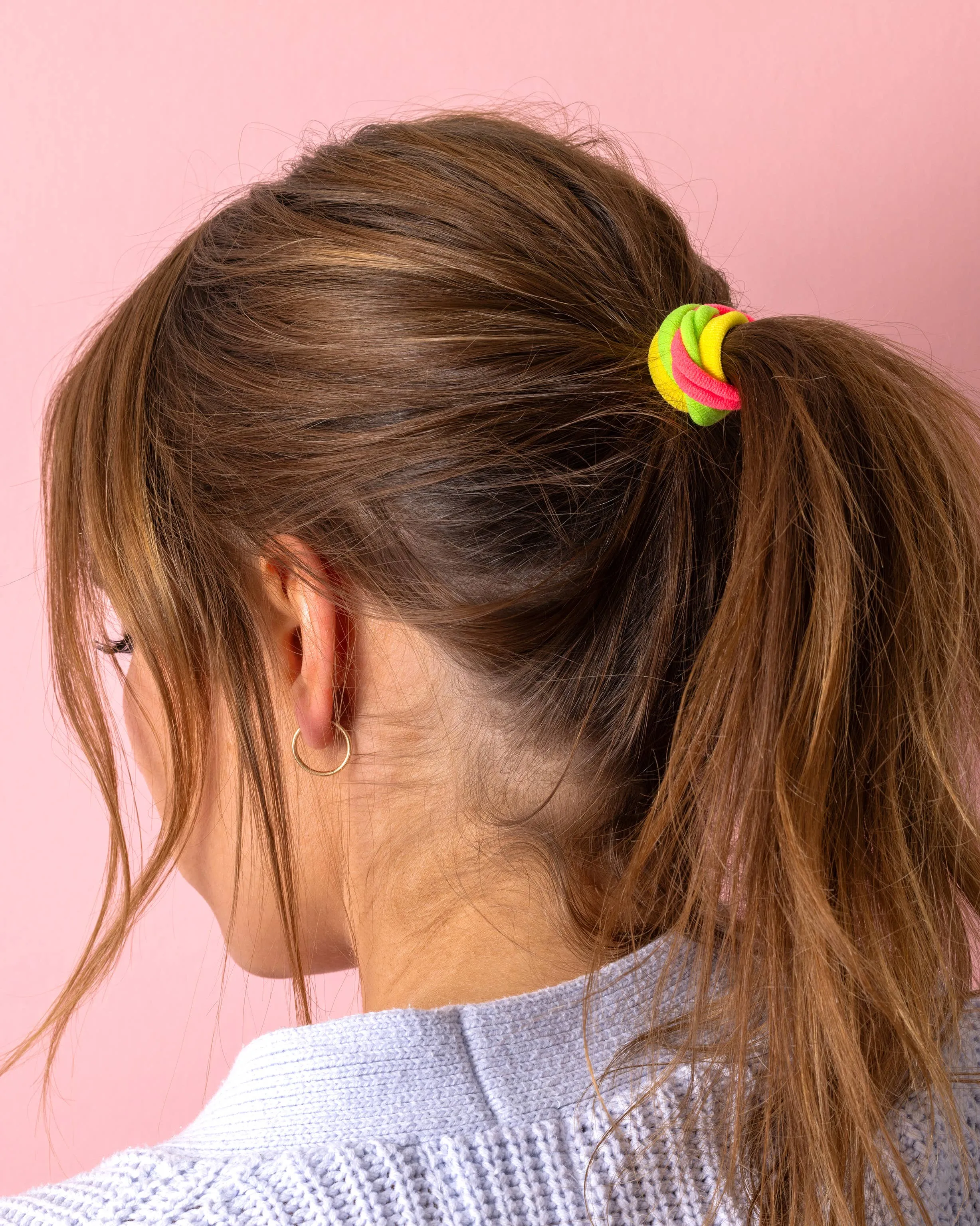 Mix & Match Colorful Hair Tie Assortment - Set of 20