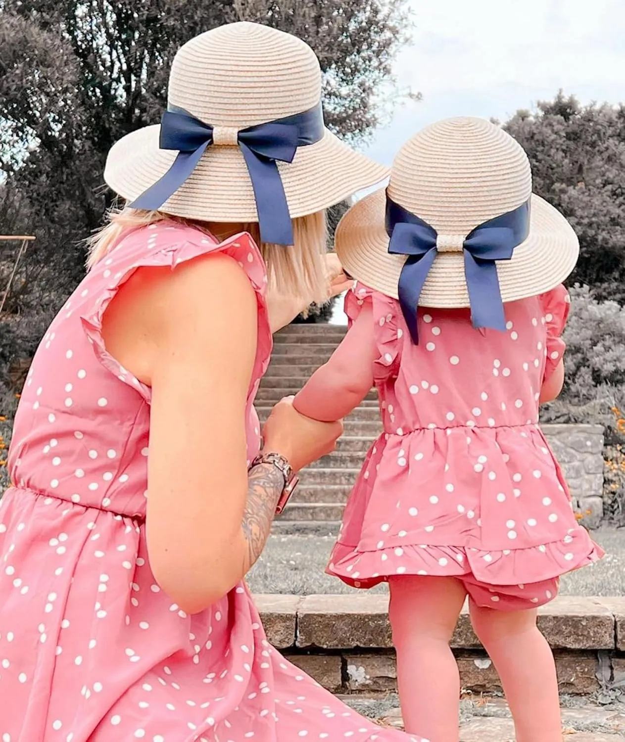 Mommy and Me Family Matching Outfits Women and Girls Stylish Dresses