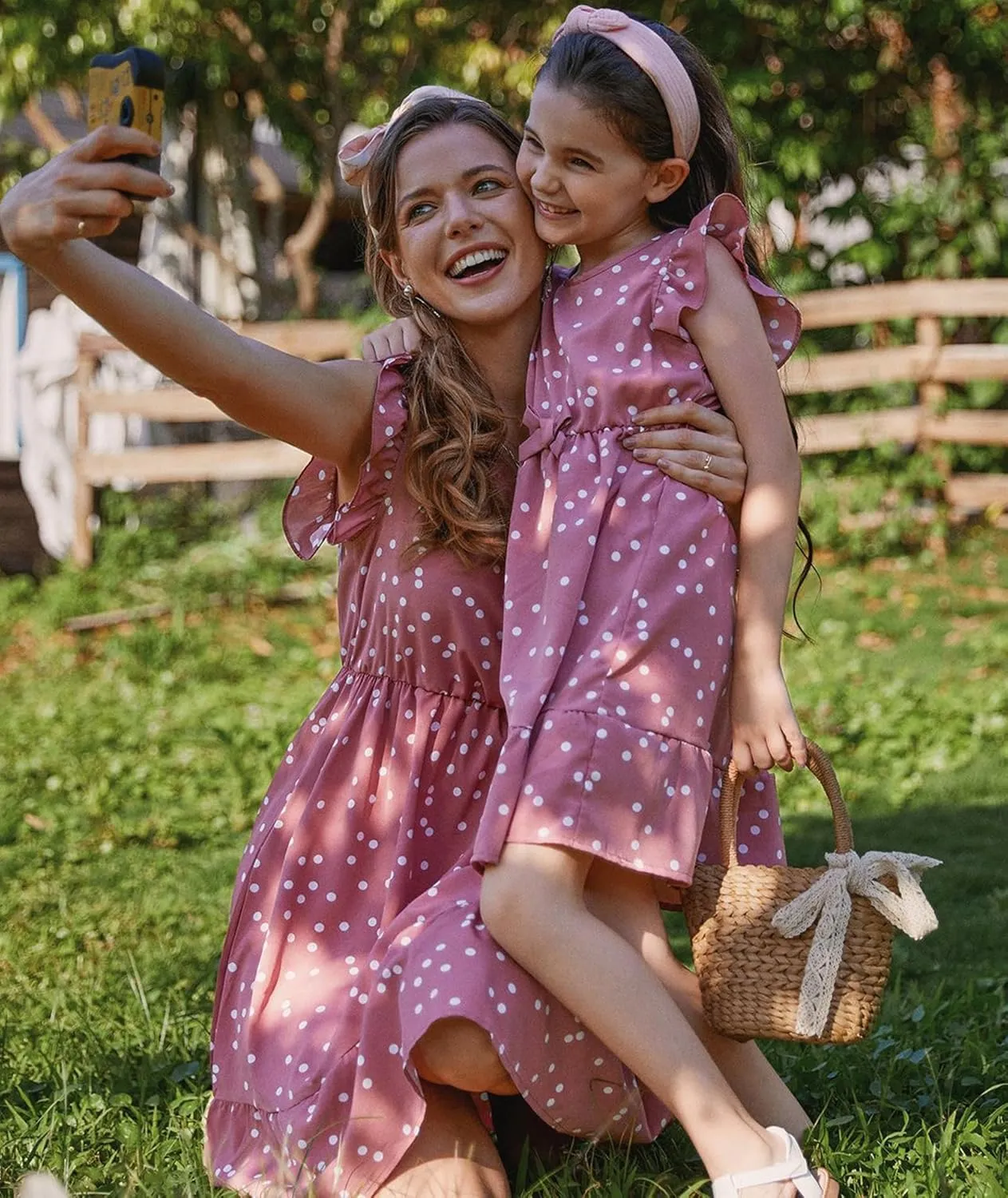 Mommy and Me Family Matching Outfits Women and Girls Stylish Dresses