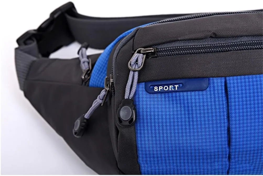 Multi Functional Waist Bag for Leisure and Sports Men's Crossbody Bag Chest Bag Outdoor Running Waist Bag