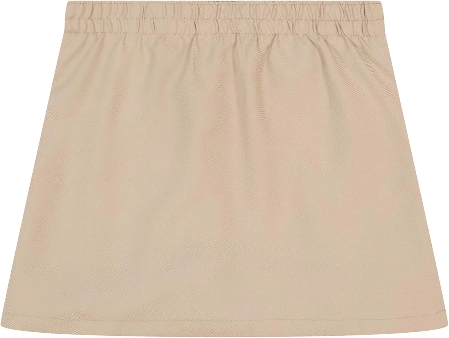Nautica Girls' School Uniform Pleated Pull-on Scooter Skirt with Undershorts, Knit Waistband & Functional Pockets