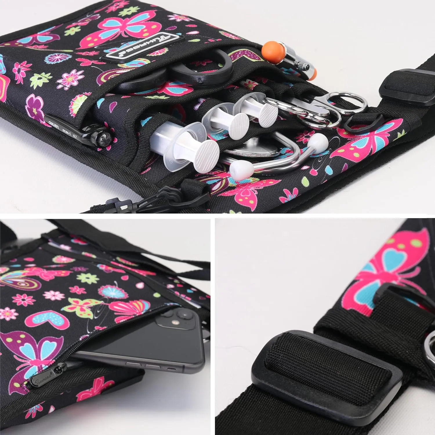 Nurse Storage Bag Practical Waist Bag Nurse Pocket Bag belt organizer pouch.