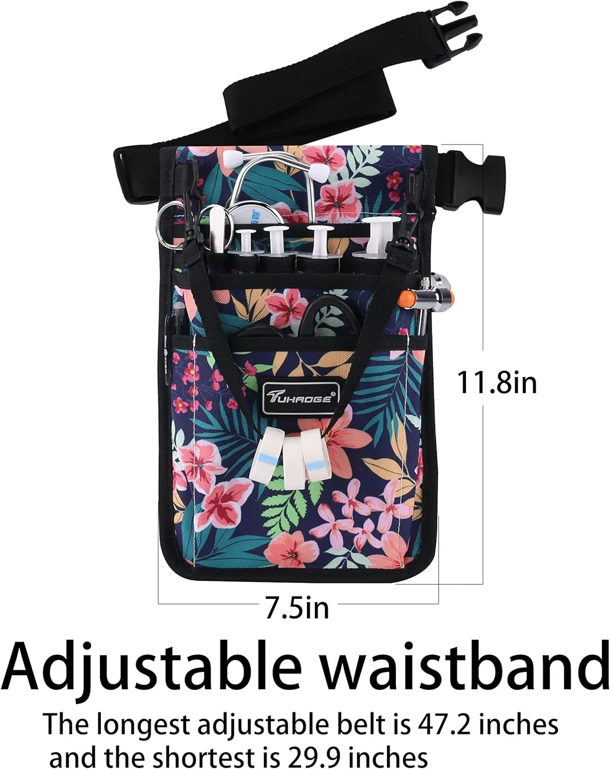 Nurse Storage Bag Practical Waist Bag Nurse Pocket Bag belt organizer pouch.