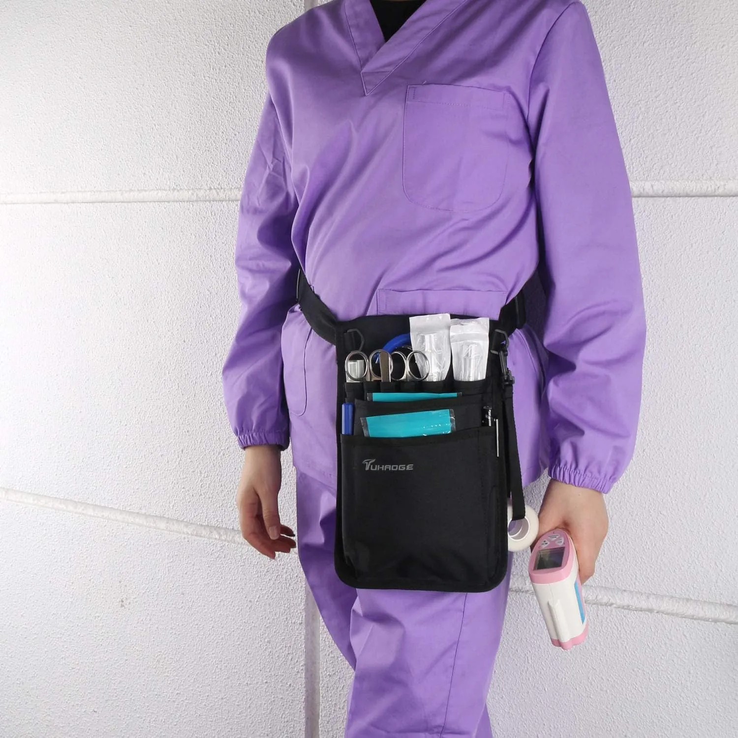 Nurse Storage Bag Practical Waist Bag Nurse Pocket Bag belt organizer pouch.