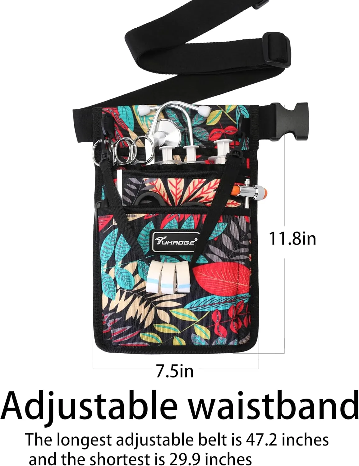 Nurse Storage Bag Practical Waist Bag Nurse Pocket Bag belt organizer pouch.