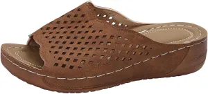 Orthopedic Sandals For Women Arch Support Walking Sandals Comfortable Beach Orthotic Sandals Summer Wedge Sandals