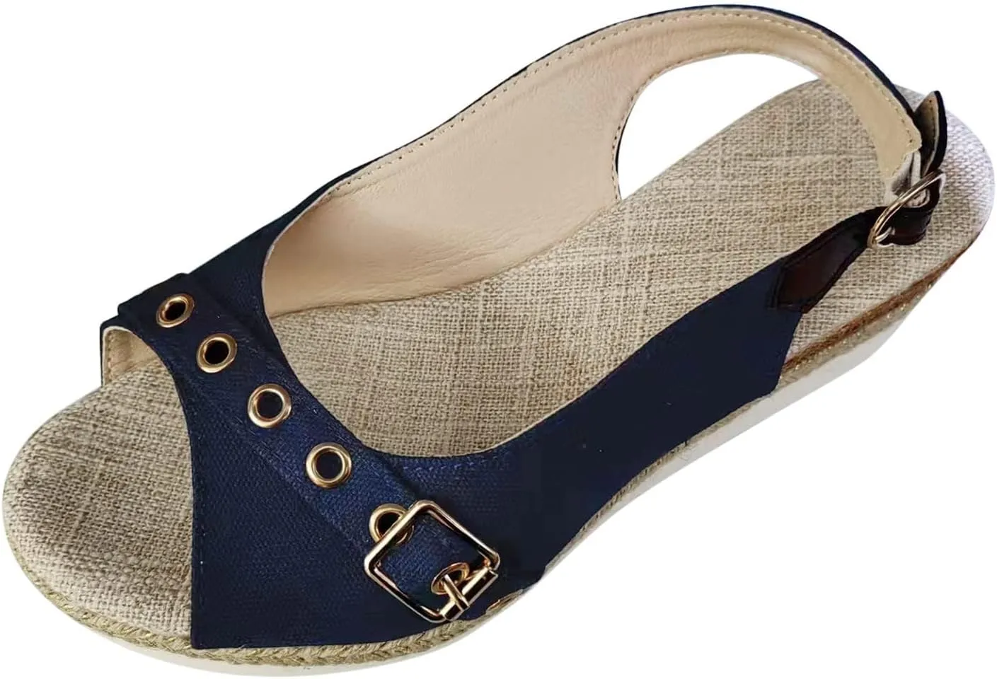 Orthopedic Wedge Sandals for Women 2025 Platform Sandals with Arch Support Summer Comfortable Dressy Sandal Open Toe Ankle Strap Flatform Beach Casual Slip on Sandals