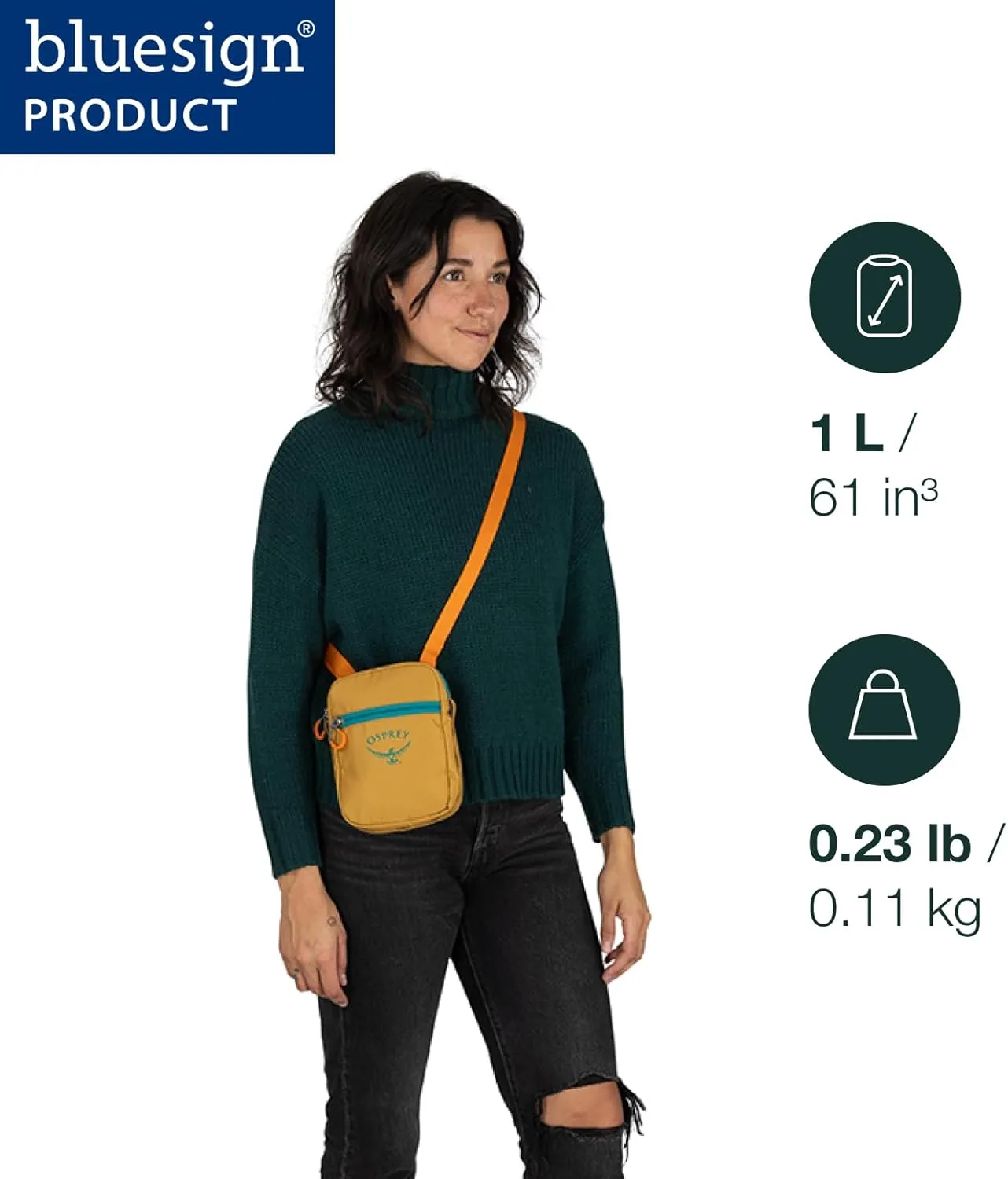 Osprey Daylite Small Crossbody Bag, Cascade