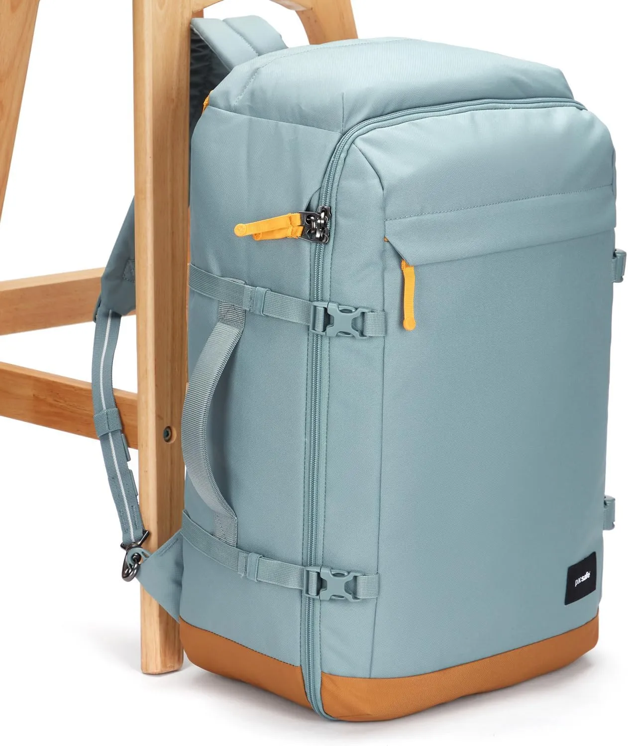 Pacsafe GO Anti Theft 44L Carry-on Backpack, Fresh Mint