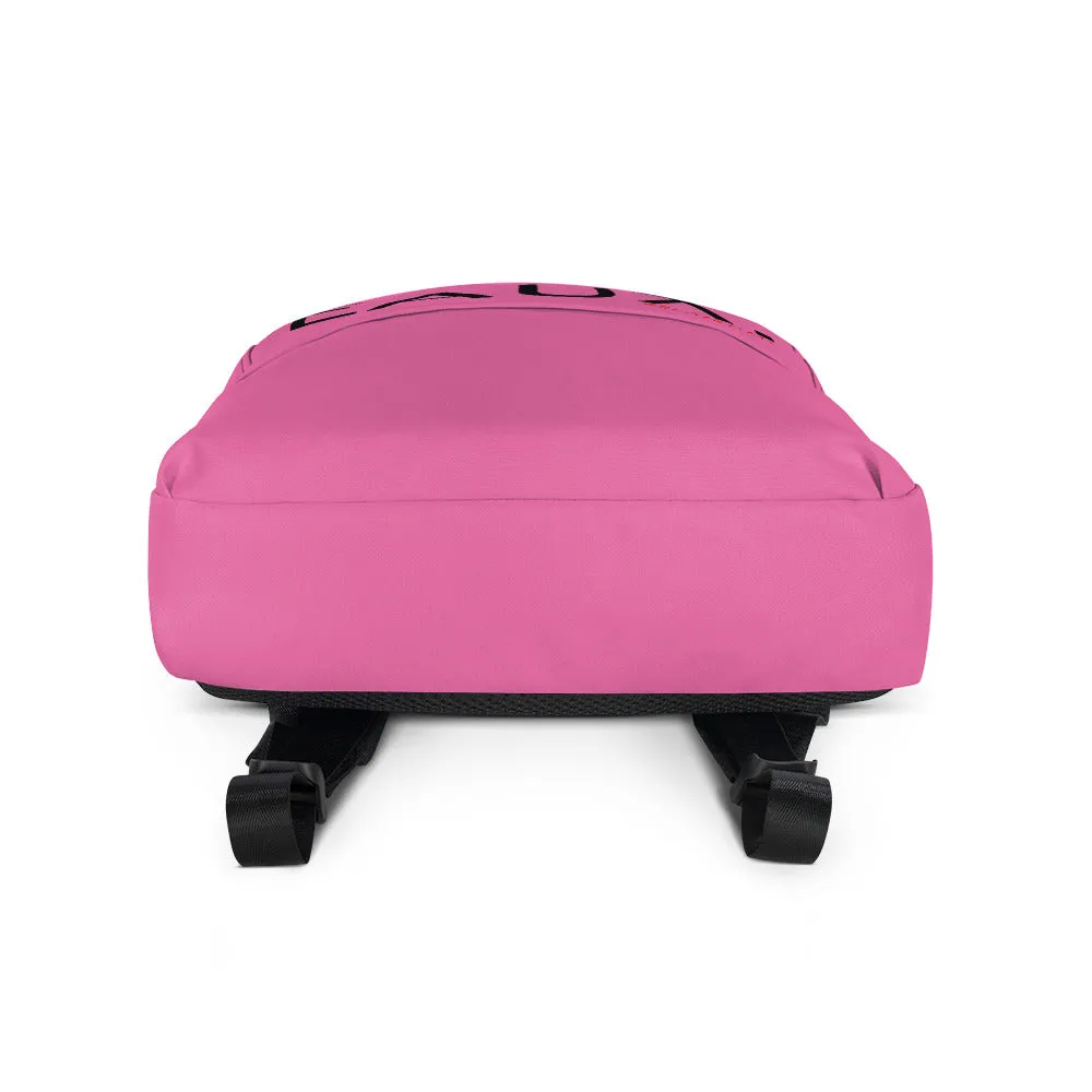 PINK & BLACK EAUX. Backpack