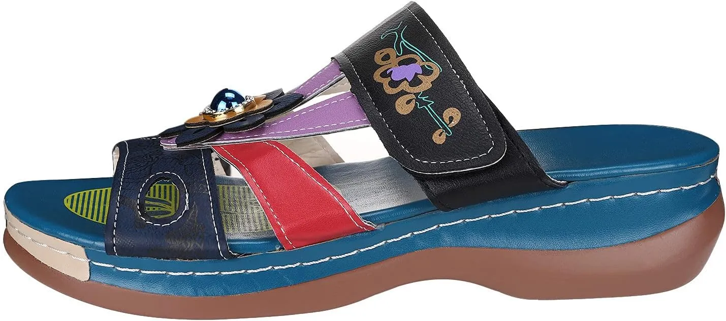 Platform Sandals for Women Wedge Sandals Summer Orthopedic Sandals Comfortable Wide Width Sandals Dressy Beach Sandals