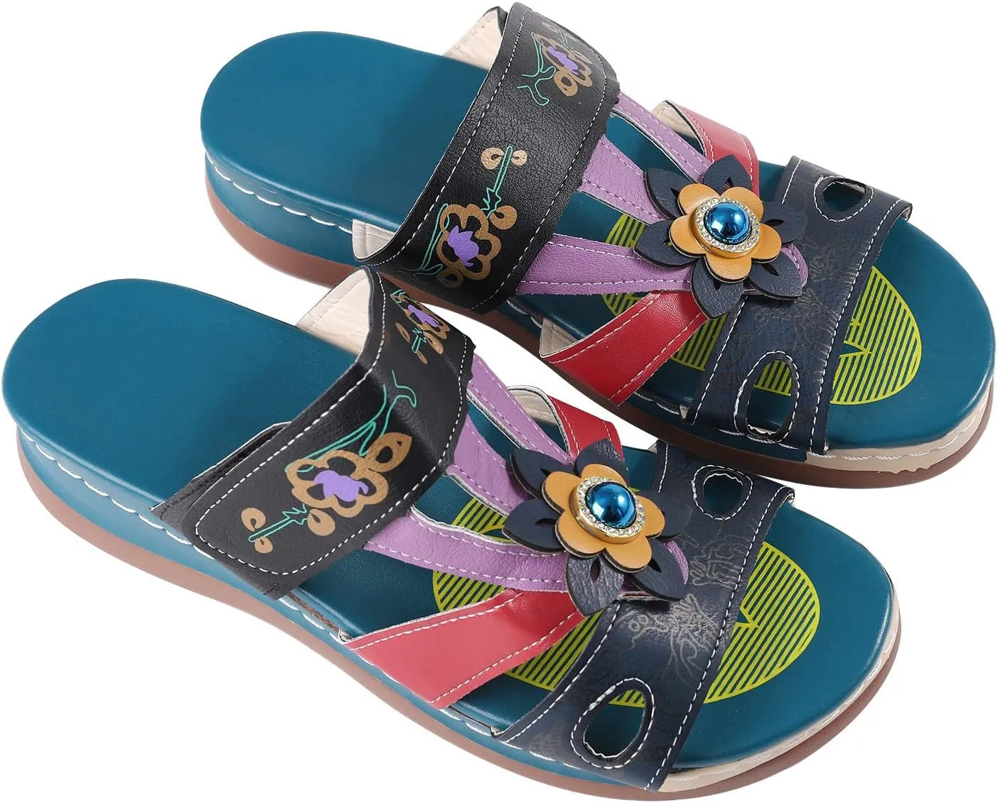 Platform Sandals for Women Wedge Sandals Summer Orthopedic Sandals Comfortable Wide Width Sandals Dressy Beach Sandals
