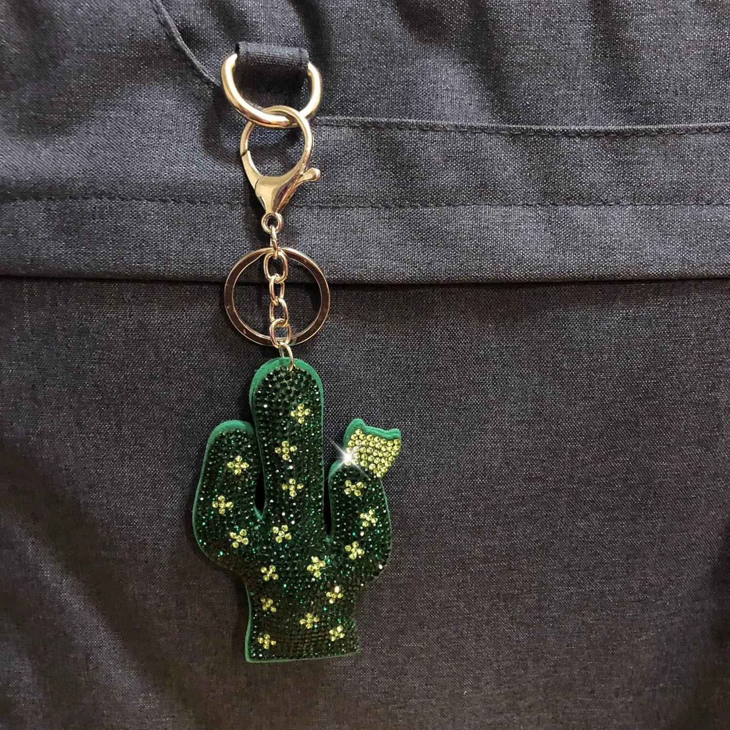 Popfizzy Bling Accessories - Rhinestone & Charms Keychain Set for Women, Perfect for Car Keys & Handbags
