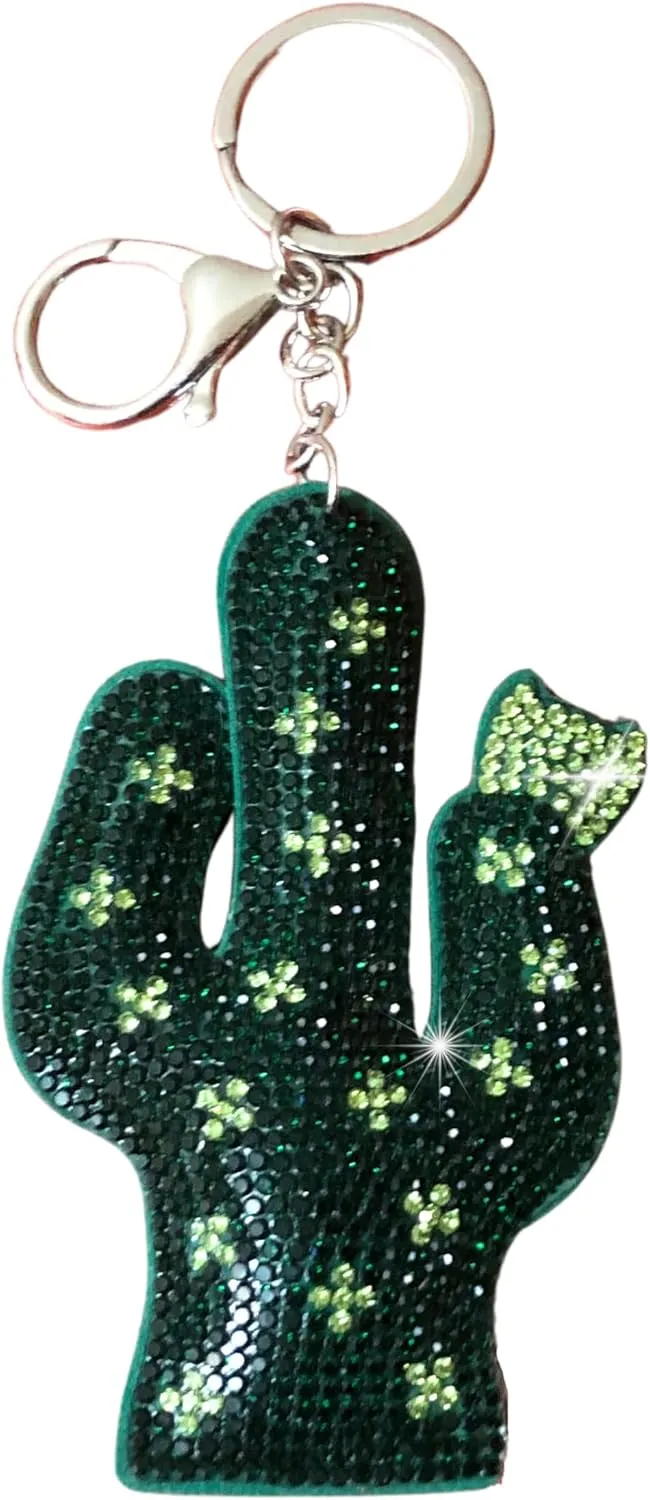 Popfizzy Bling Accessories - Rhinestone & Charms Keychain Set for Women, Perfect for Car Keys & Handbags