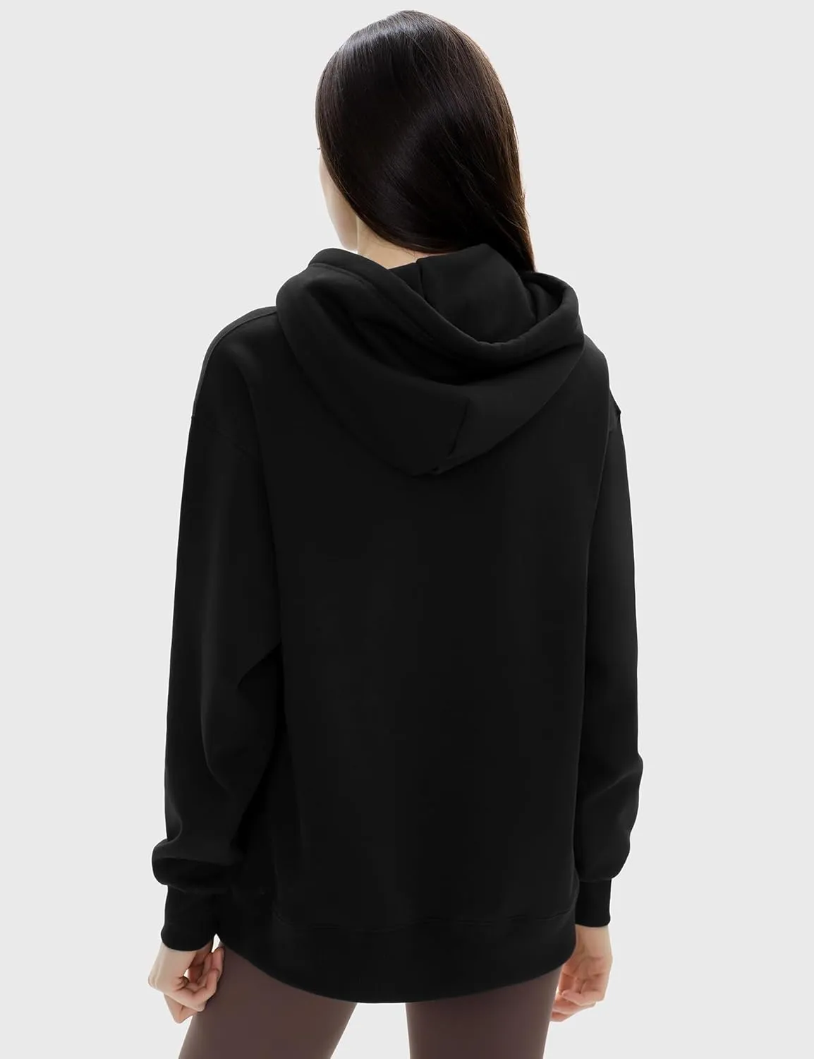 PUMIEY Womens Oversized Hoodies Cozy Fleece Sweatshirt with Pocket Long Sleeve Outfits Tops Fall Fashion 2024