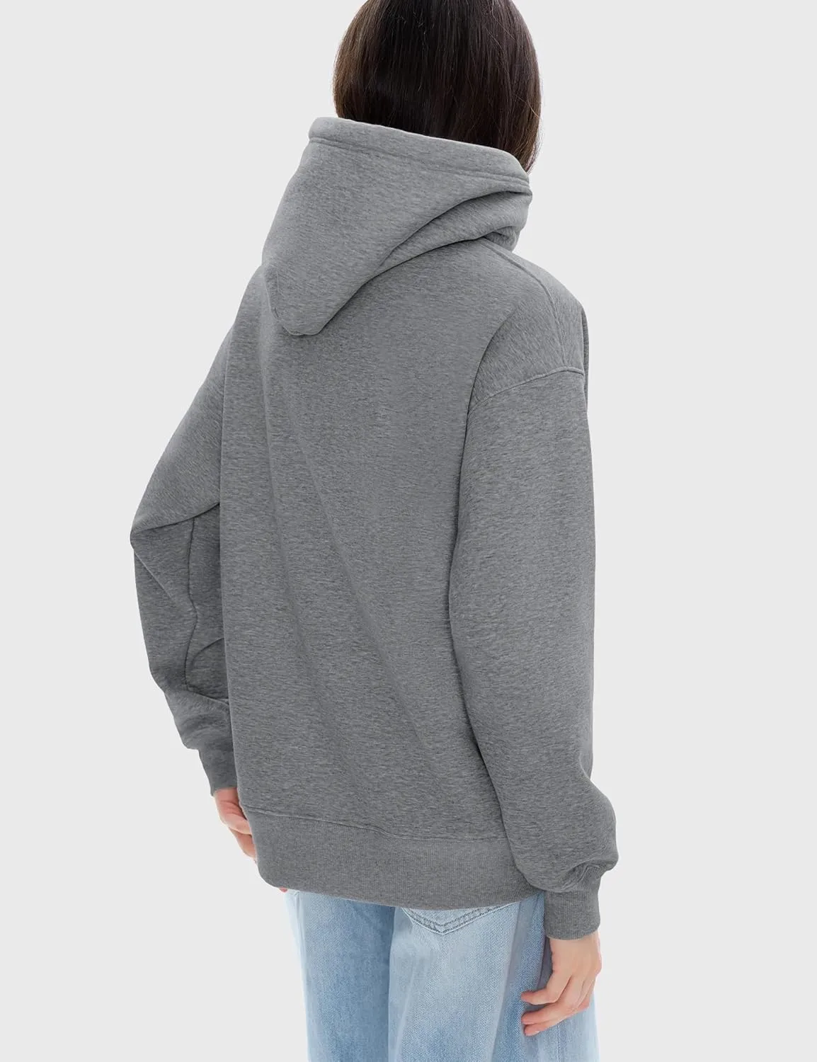 PUMIEY Womens Oversized Hoodies Cozy Fleece Sweatshirt with Pocket Long Sleeve Outfits Tops Fall Fashion 2024