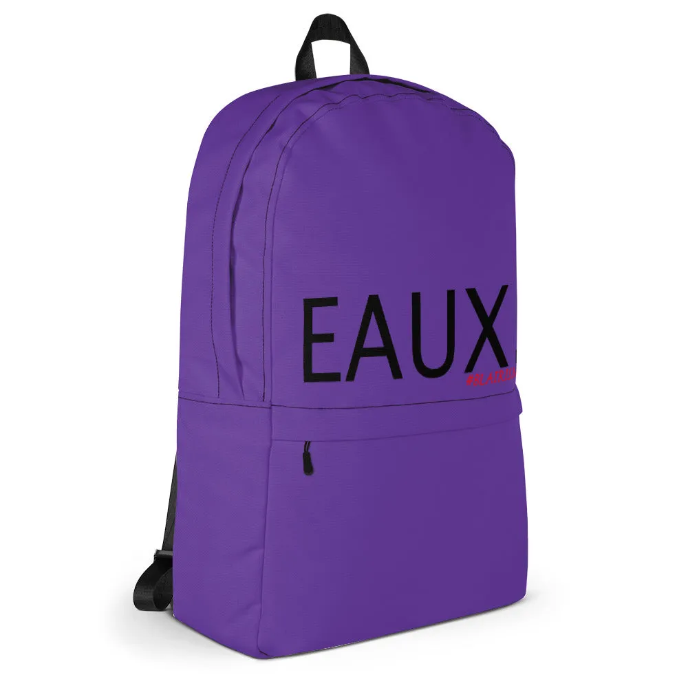PURPLE & BLACK EAUX. Backpack