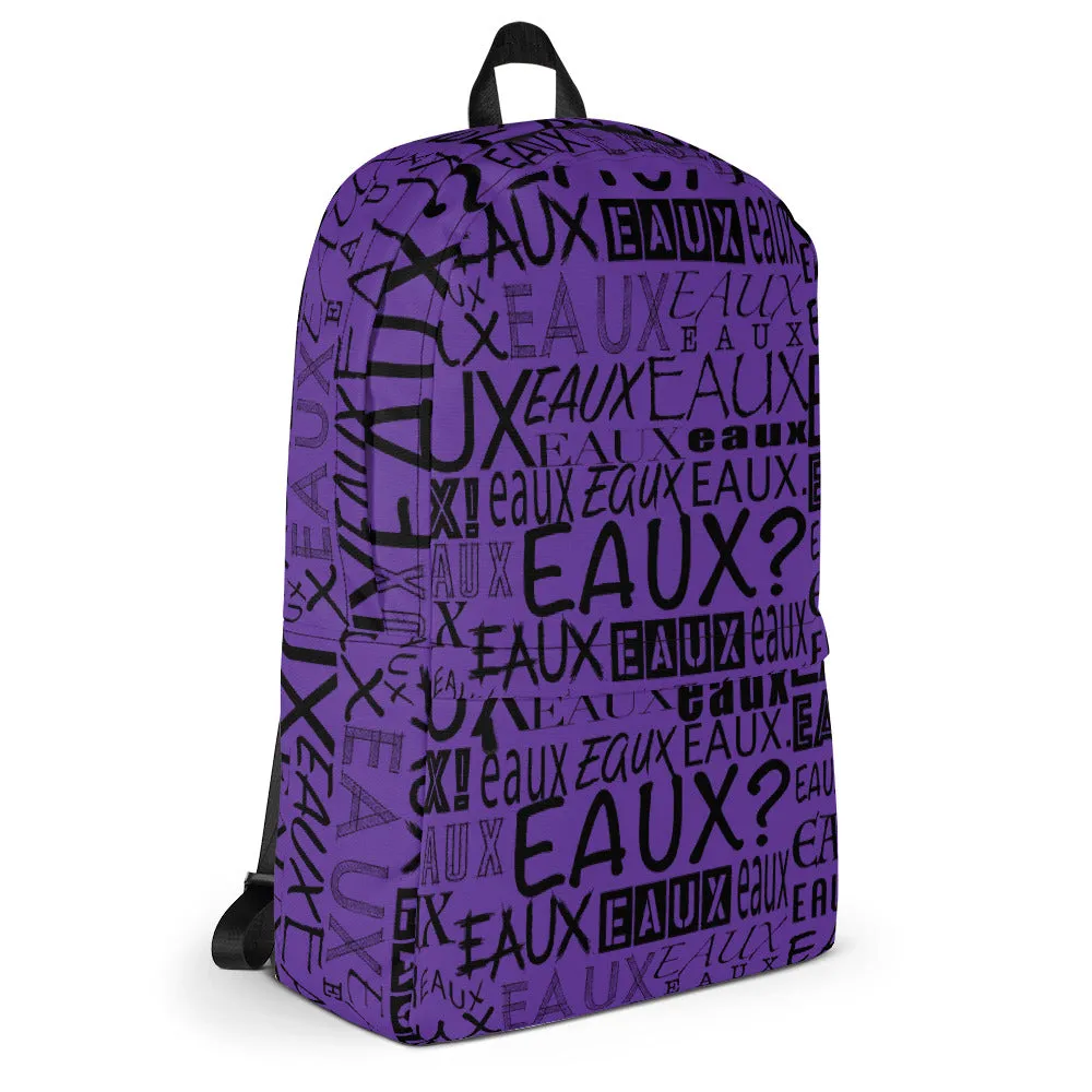 PURPLE/BLACK ALLEAUXVER Backpack
