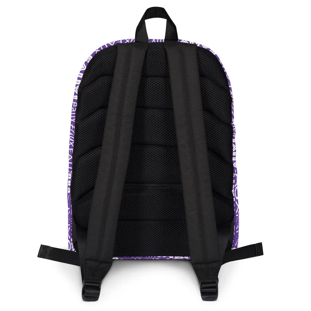 PURPLE/WHITE ALLEAUXVER Backpack