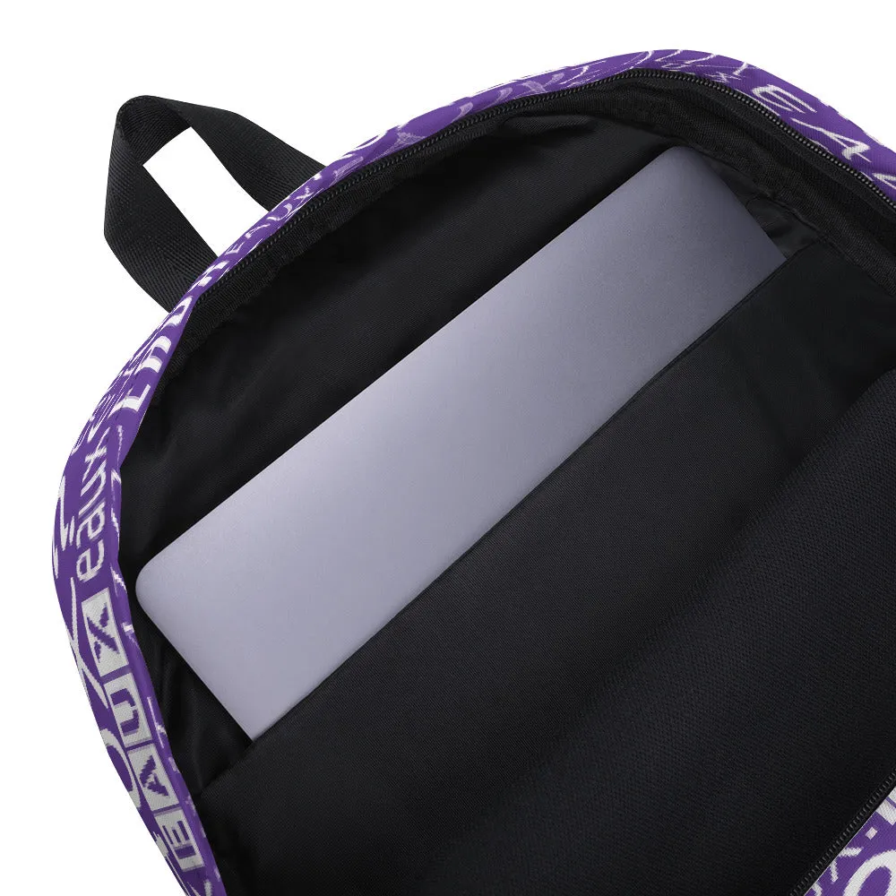 PURPLE/WHITE ALLEAUXVER Backpack