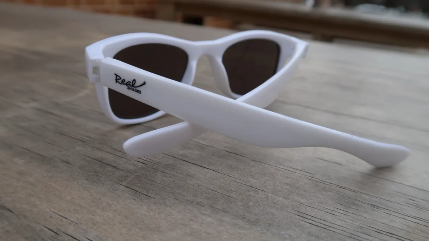 Real Shades - Surf Sunglasses - White - Kids