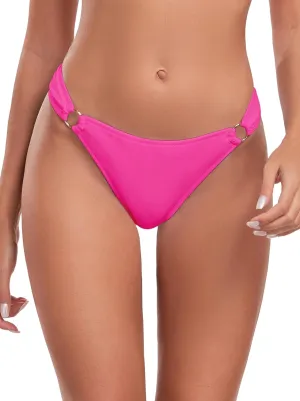 RELLECIGA Women's Low Waisted Thong Bikini Bottoms