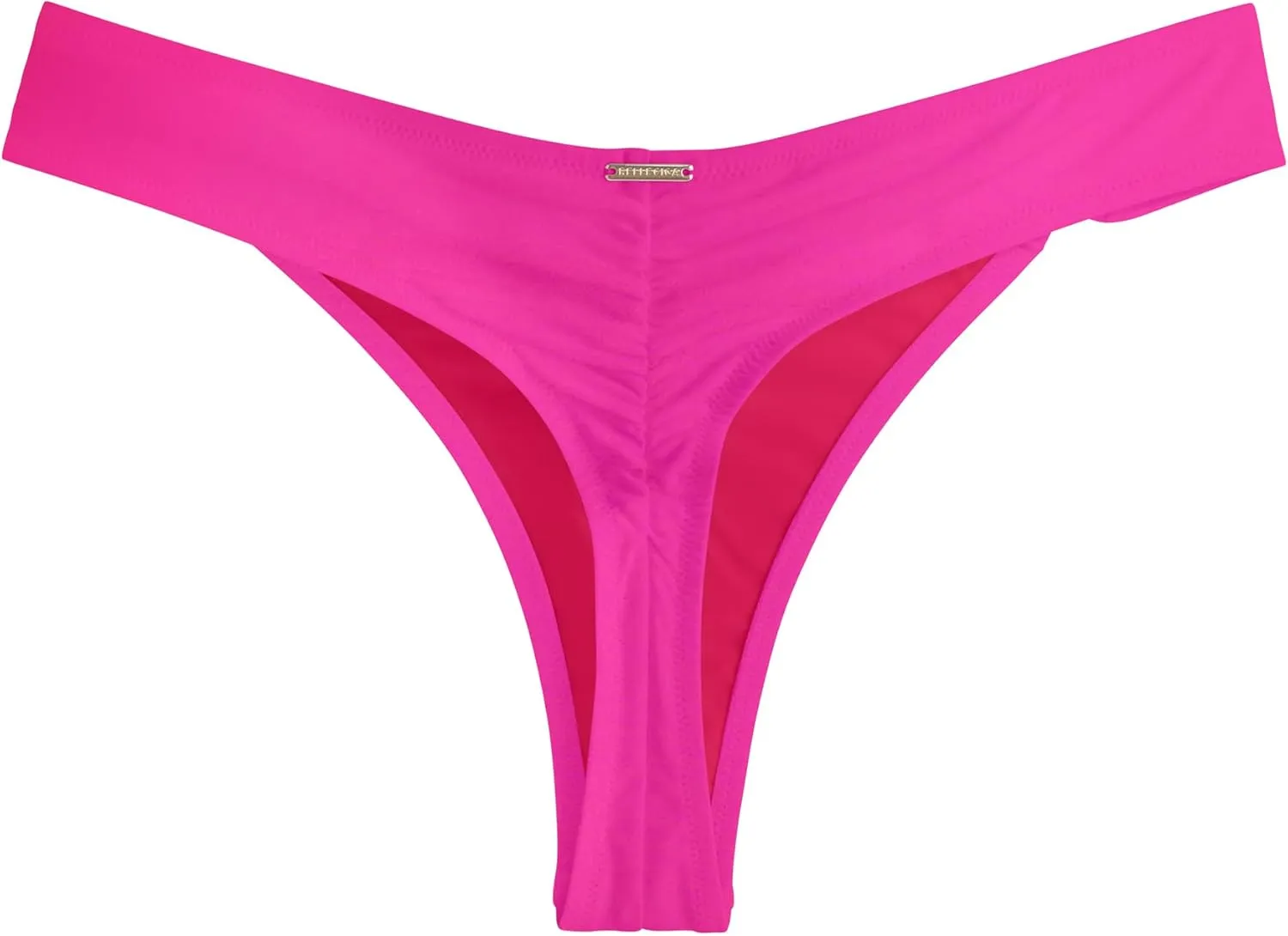 RELLECIGA Women's Low Waisted Thong Bikini Bottoms