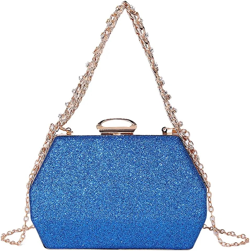 Rhinestone Clutch Purse for Women Sparkly Evening Bag Glitter Wedding Purse Crossbody Shoulder Handbag for Party