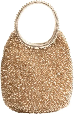 Rungion Womens Shiny PVC Woven Evening Purse Waterdrop Shape Crossbody Shoulder Bag Small Party Wedding Clutch Handbag