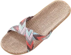 Sandals for Women Women's Flat Sandals Flat for Women Dressy Walking Comfort Arch Support Strappy Ankle Elastic Jeweled Bohemian Flats