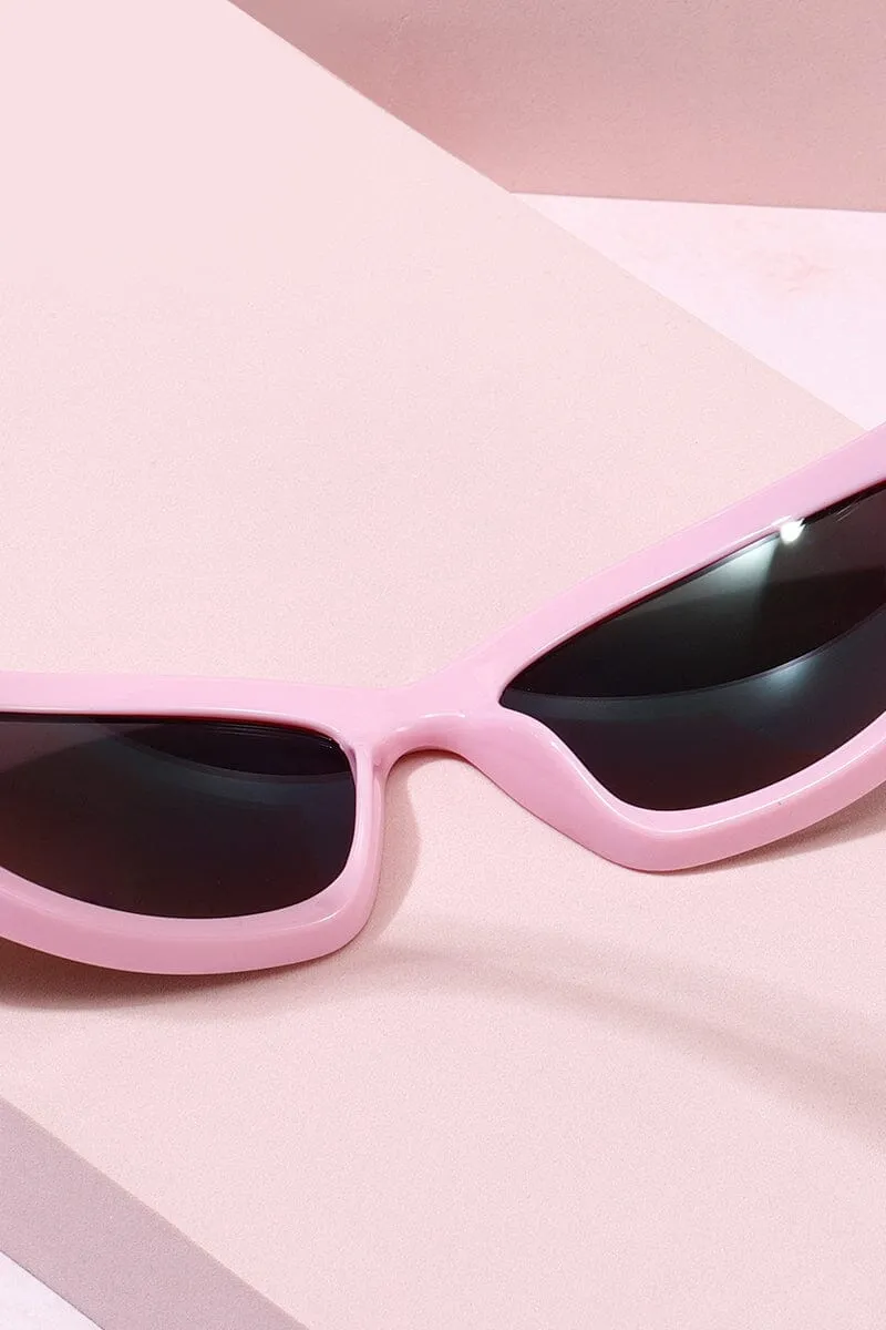 Santa Monica Wrap Around Frame Sunglasses