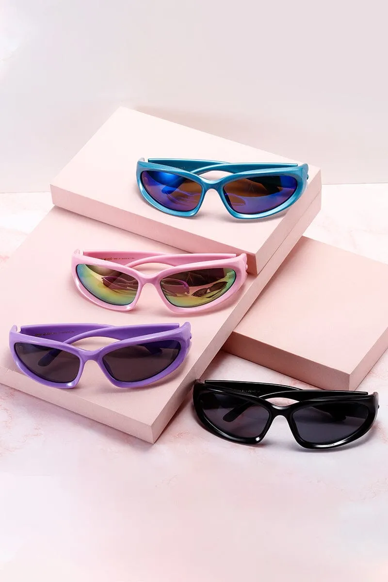 Santa Monica Wrap Around Frame Sunglasses