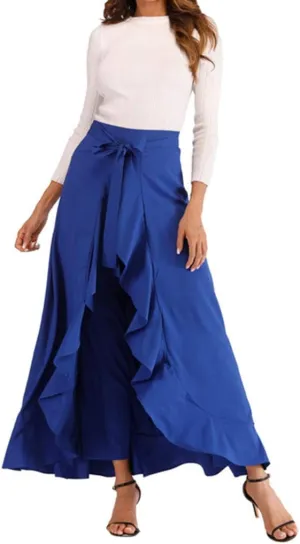Skirts for Women's Plus Size Solid Flare Hem High Waist Midi Skirt Sexy Uniform Pleated Skirt