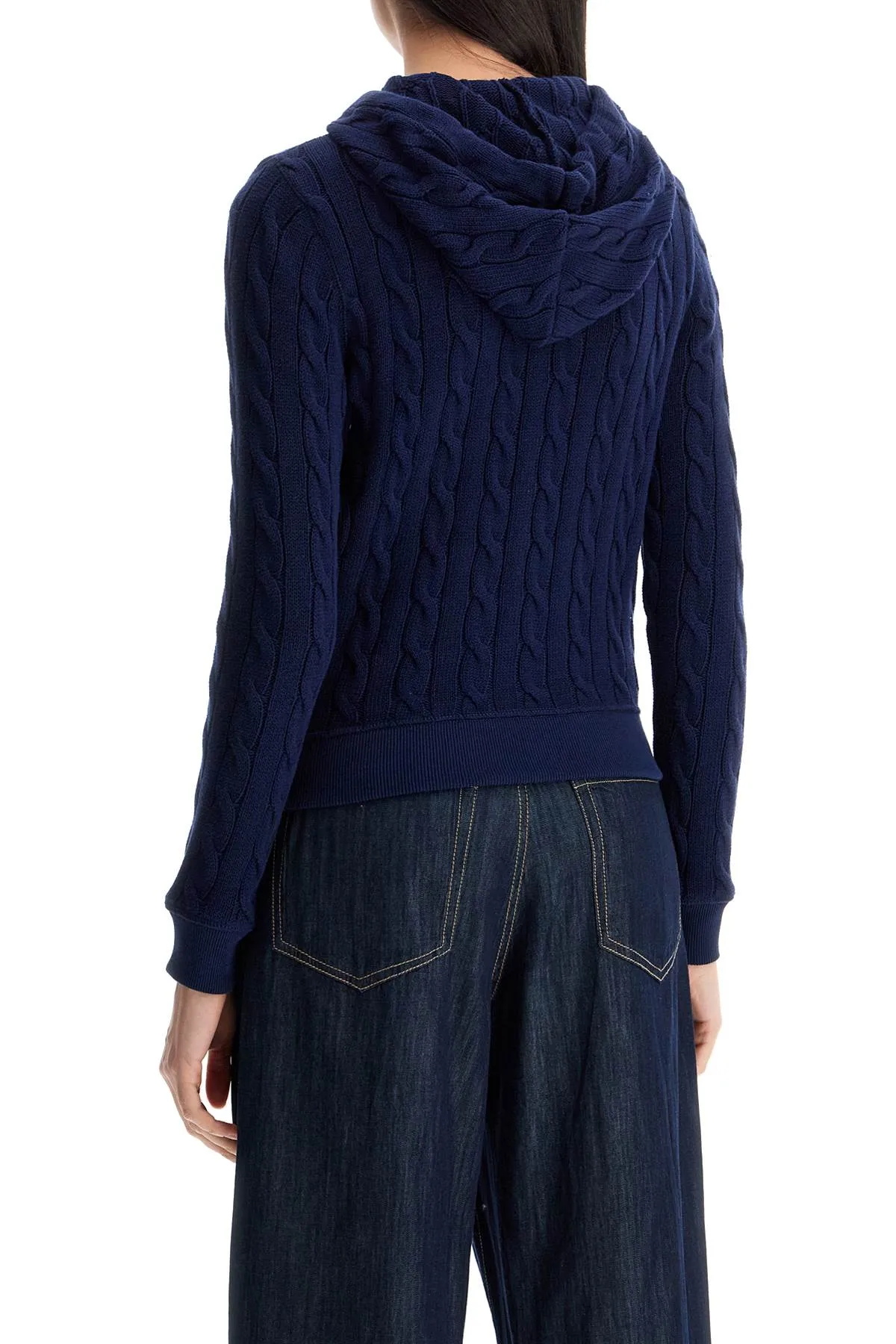 Slim-Fit Zip Hoodie Cardigan