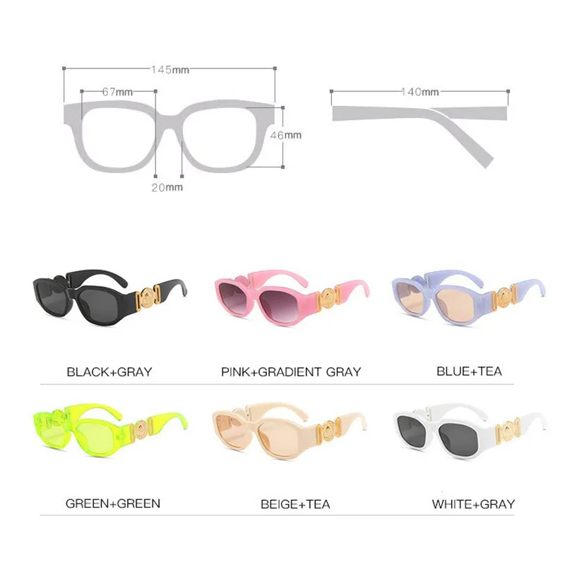 Small Cat Eye Sunglasses for Men and Women