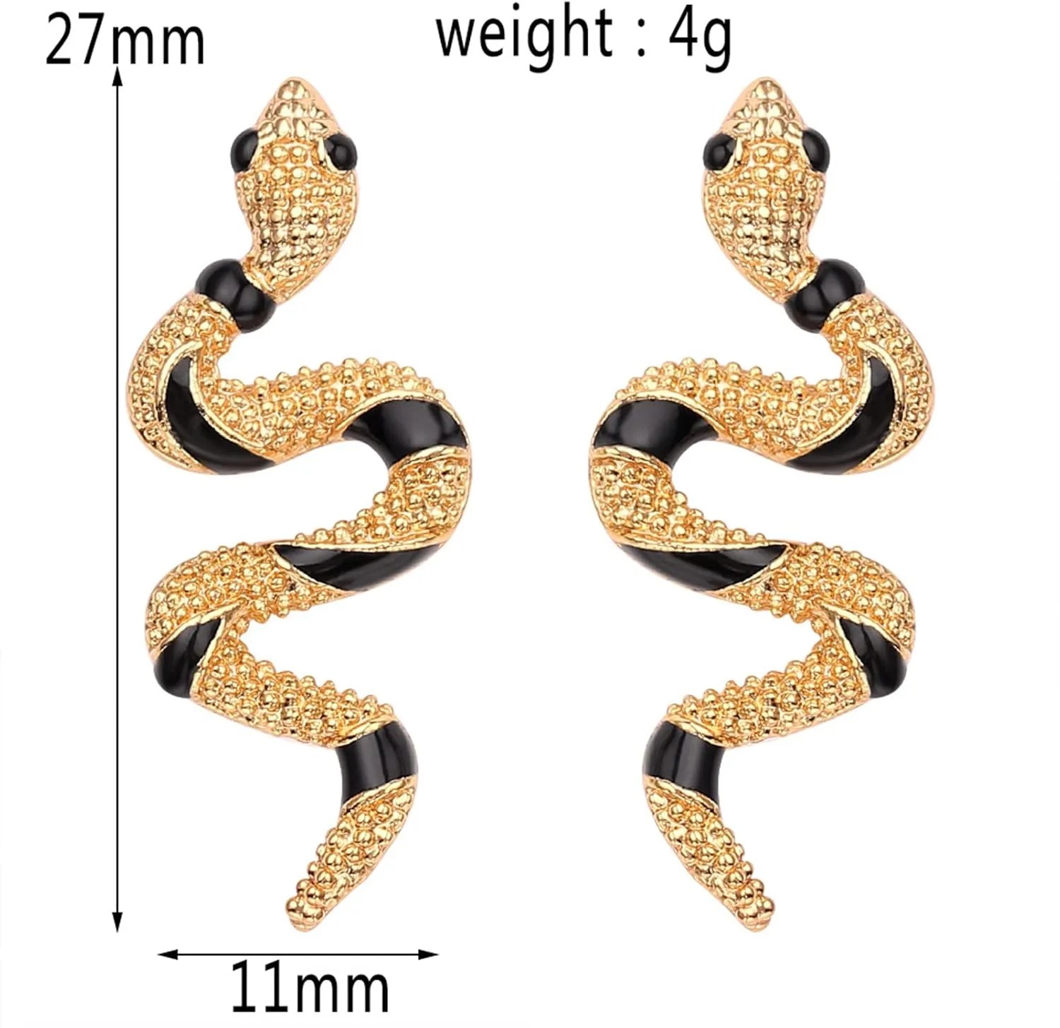 Snake Earrings for Women Silver Snake Earrings Dangle Gold Snake Drop Earrings Gold Snake Jewelry Silver Snake Accessories for Women Serpent Earrings