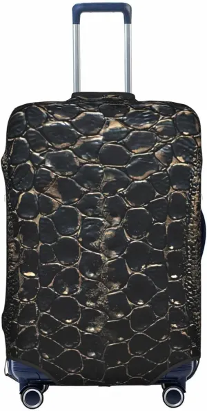 Snake Skin Print Pretty Practical Washable Carry on Luggage Sleeve Large Suit Case Cover