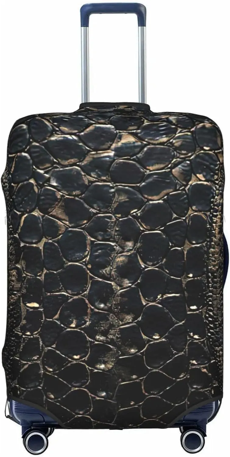 Snake Skin Print Pretty Practical Washable Carry on Luggage Sleeve Large Suit Case Cover