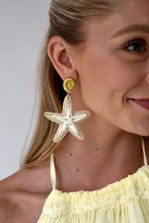 Statement beach earrings - Goud