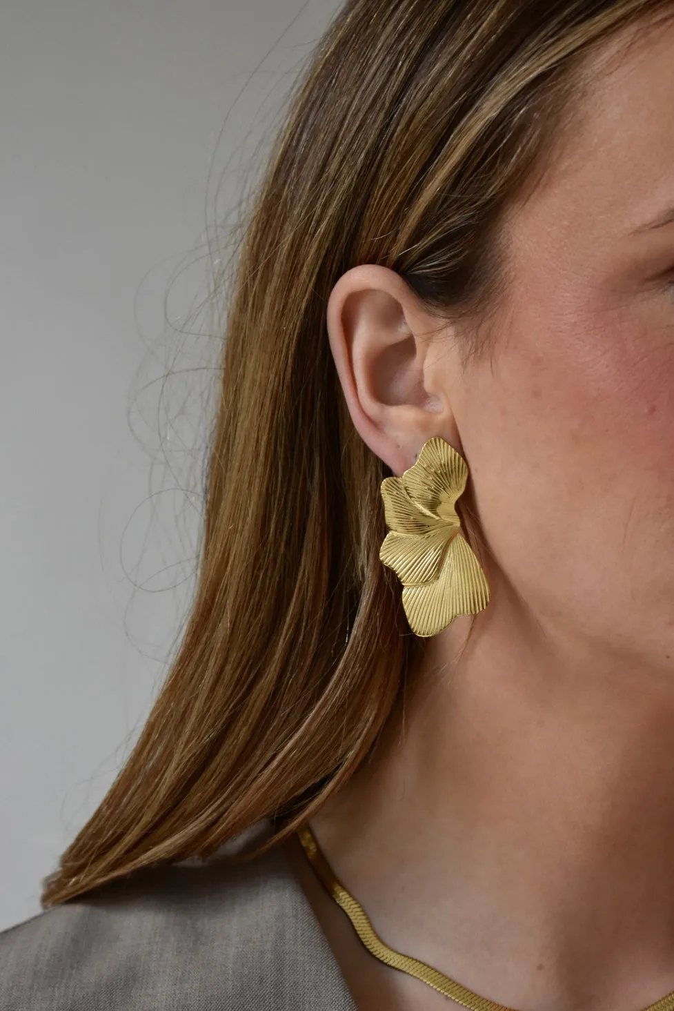 Statement earrings - Goud