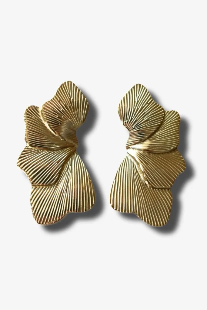 Statement earrings - Goud