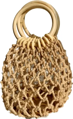 Straw Bag for Women, Bohemian Tote Bag Handmade Woven Handbags for Summer Vacation Beach Travel Daily Matching 71, One Color, One Size