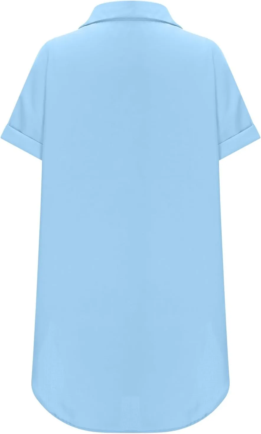 Summer Dresses for Women 2025,Button Down Shift Dresses Short Sleeve midi Dress Beach Vacation Clothes Shirt Dress