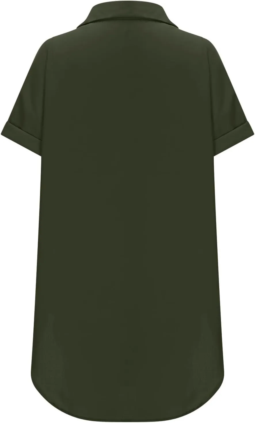 Summer Dresses for Women 2025,Button Down Shift Dresses Short Sleeve midi Dress Beach Vacation Clothes Shirt Dress