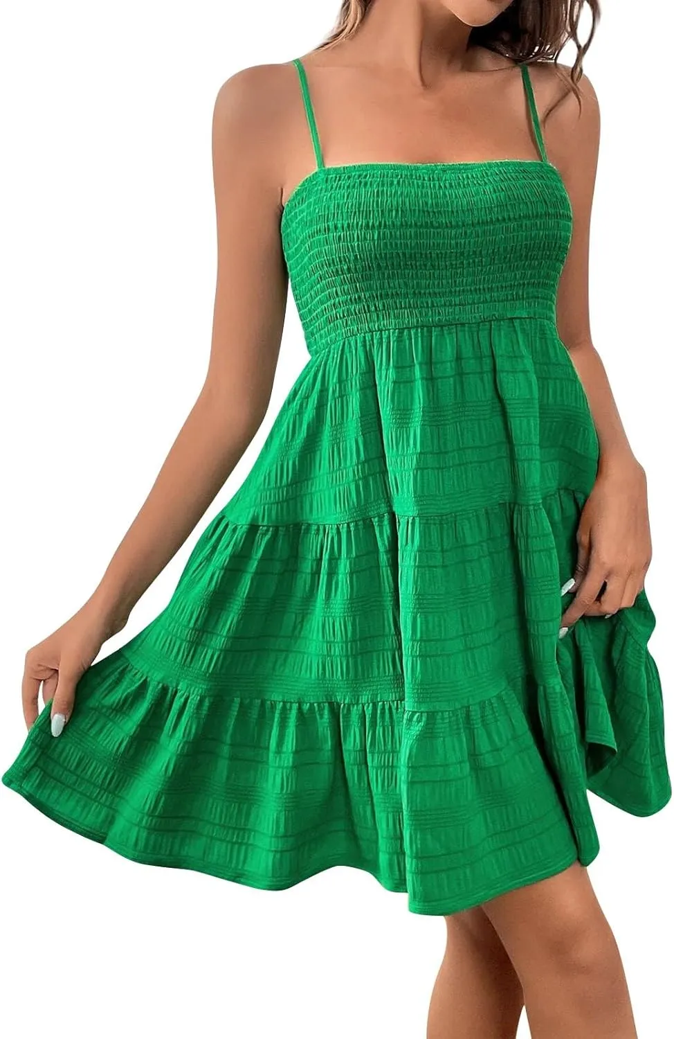 Sundresses for Women 2025 Trendy Sexy Sleeveless Backless Mini Short Summer Dress Beach Party Casual Wedding Dresses