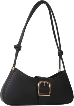 SweatyRocks Women's PU Leather Medium Clutch Purse Handbags Top Handle Shoulder Bags with Adjustable Strap