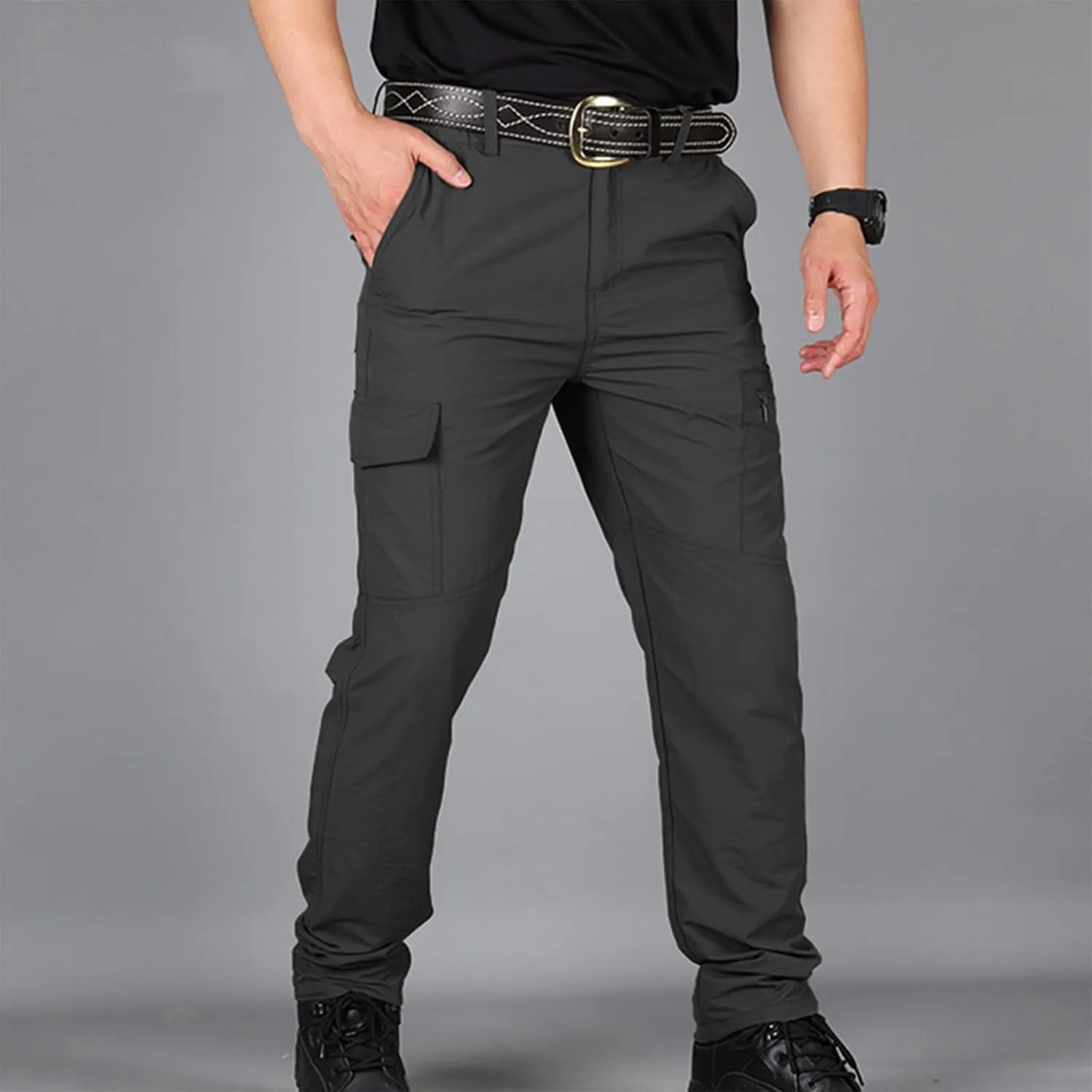 Tactical Pants for Men Stretch Cargo Pants Military Work Pants Outdoor Activity Hiking Pants with Multi Pockets